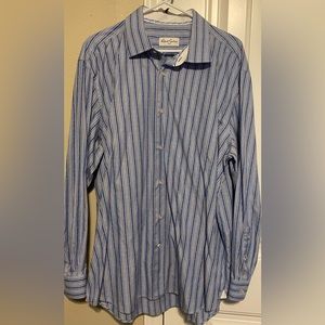 Robert Graham Button Up  Long Sleeve Men’s Size 46/18 -XL EUC